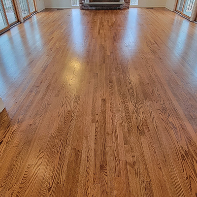 red oak with early american stain